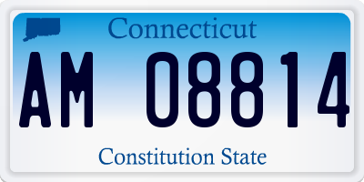 CT license plate AM08814