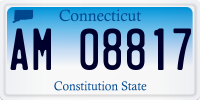 CT license plate AM08817