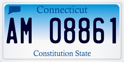 CT license plate AM08861