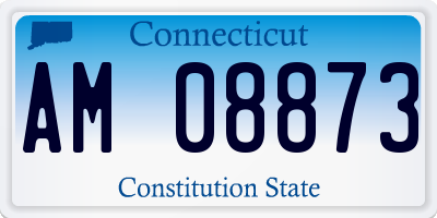 CT license plate AM08873
