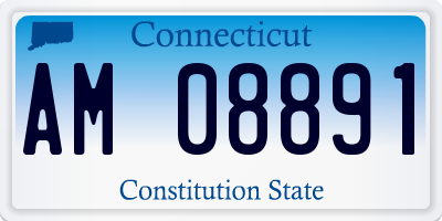 CT license plate AM08891