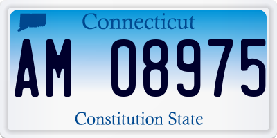 CT license plate AM08975