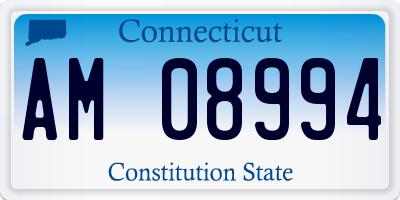 CT license plate AM08994