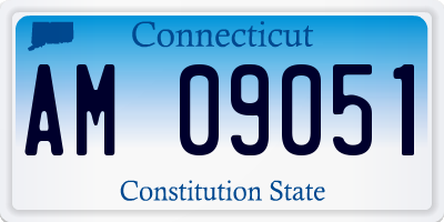 CT license plate AM09051