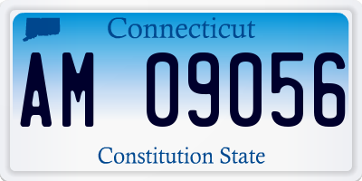 CT license plate AM09056