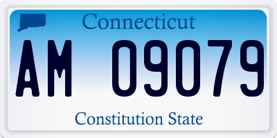CT license plate AM09079
