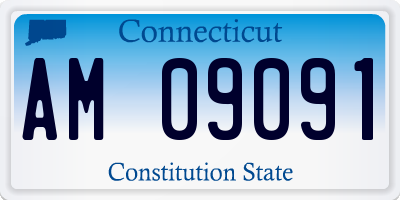 CT license plate AM09091