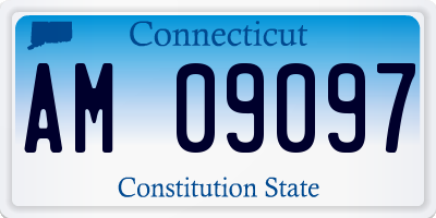 CT license plate AM09097