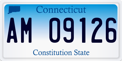 CT license plate AM09126