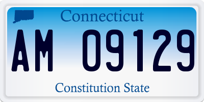 CT license plate AM09129