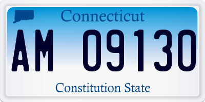 CT license plate AM09130