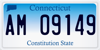 CT license plate AM09149