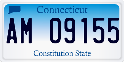 CT license plate AM09155