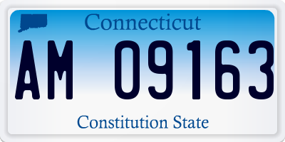 CT license plate AM09163
