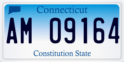 CT license plate AM09164