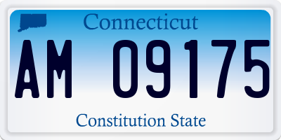CT license plate AM09175