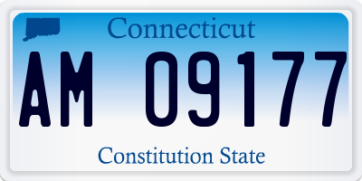 CT license plate AM09177