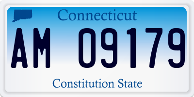CT license plate AM09179