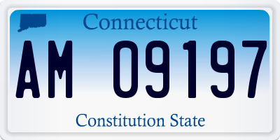 CT license plate AM09197
