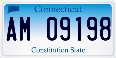 CT license plate AM09198