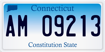 CT license plate AM09213