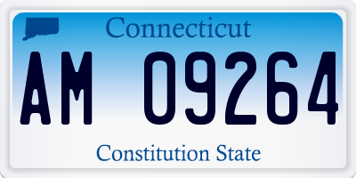 CT license plate AM09264
