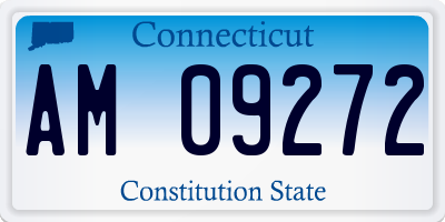 CT license plate AM09272