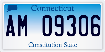 CT license plate AM09306