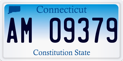 CT license plate AM09379