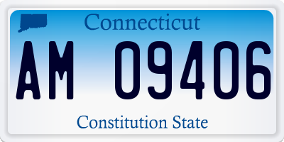 CT license plate AM09406