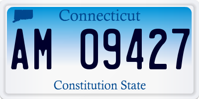 CT license plate AM09427