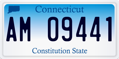 CT license plate AM09441