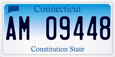 CT license plate AM09448