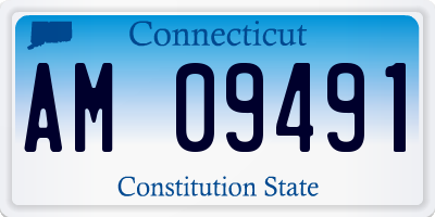 CT license plate AM09491
