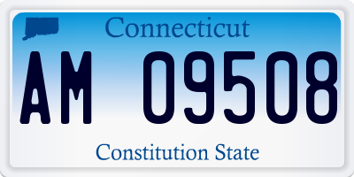 CT license plate AM09508