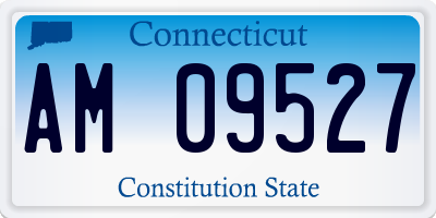 CT license plate AM09527