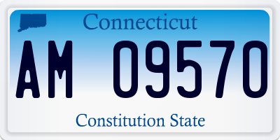 CT license plate AM09570
