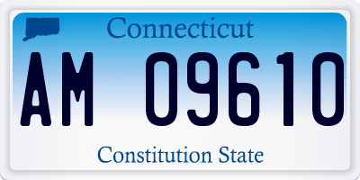 CT license plate AM09610