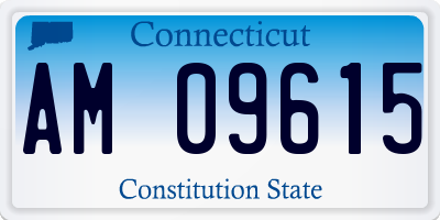 CT license plate AM09615