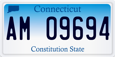 CT license plate AM09694