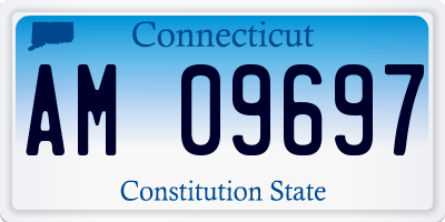CT license plate AM09697