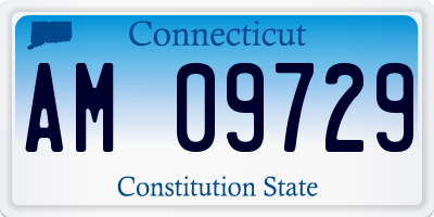 CT license plate AM09729