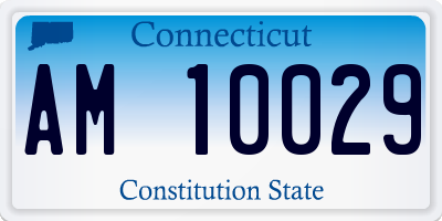CT license plate AM10029