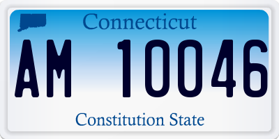 CT license plate AM10046