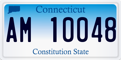 CT license plate AM10048