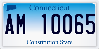 CT license plate AM10065