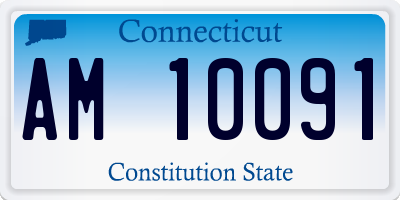 CT license plate AM10091