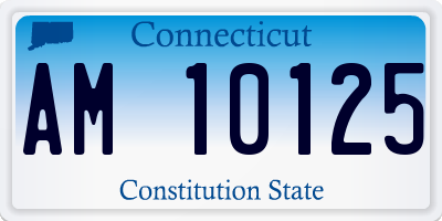 CT license plate AM10125
