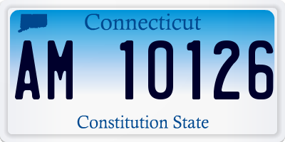 CT license plate AM10126