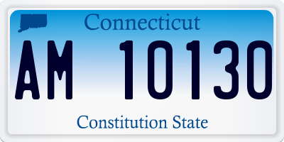 CT license plate AM10130